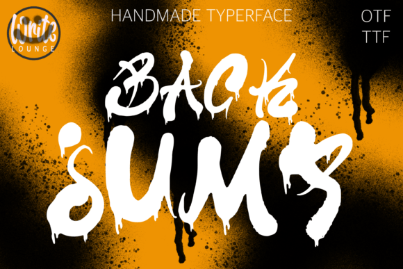 Back Jump Font for Bold Design