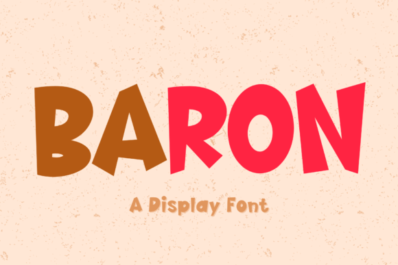 Baron Font for Editorial Design