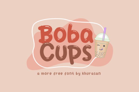 Boba Cups Font for Web Design