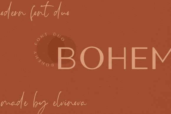 Bohemy: A Bold Font for Branding