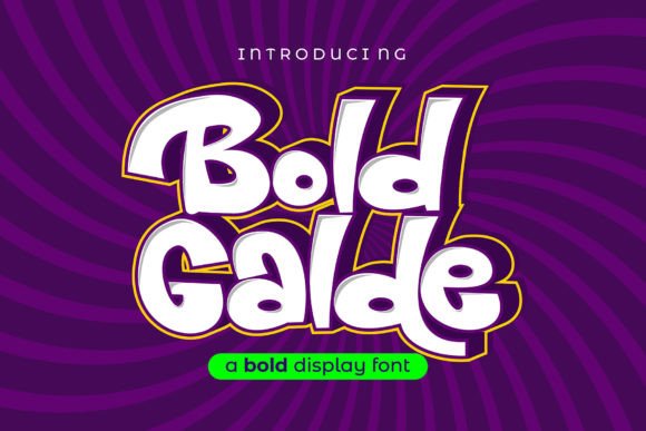 Bold Galde Font for Creative Projects