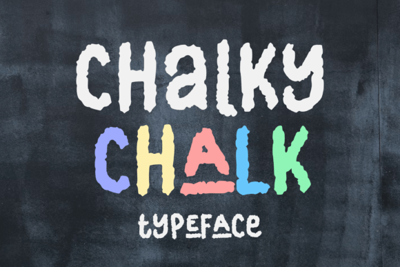 Chalky Chalk Font for Business Branding