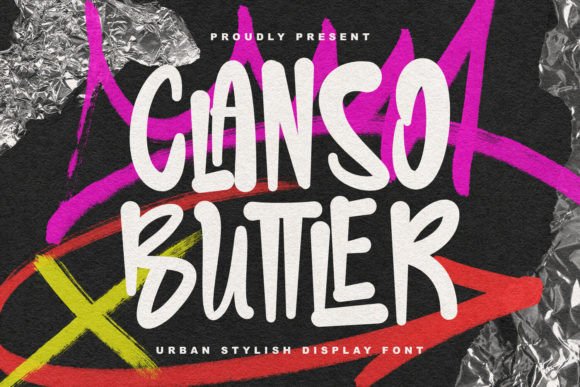 Clanso Buttler Font for Business Branding