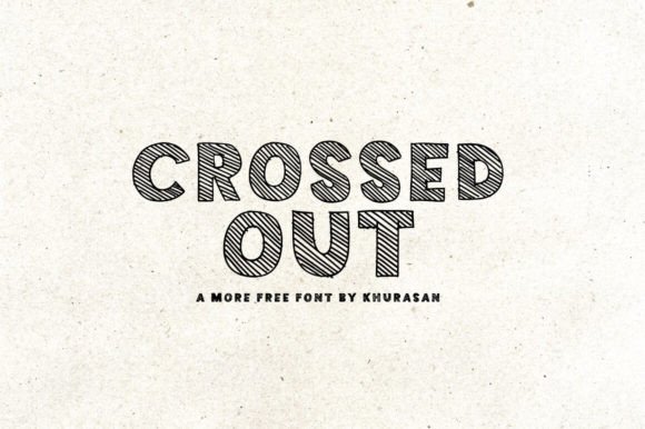 Crossed Out Font for Bold Campaigns