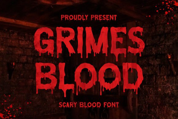 Grimes Blood Font for Bold Campaigns