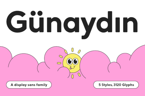 Gunaydin Font for Creative Makers