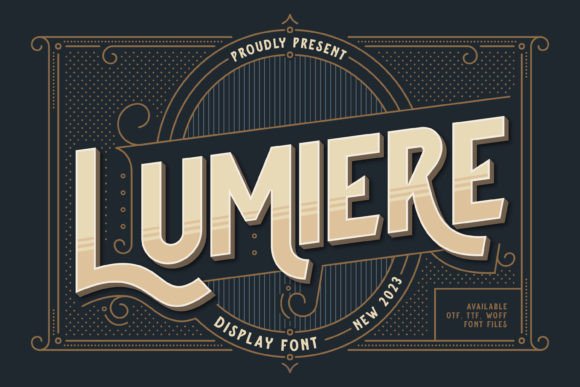Lumiere Font for Creative Design
