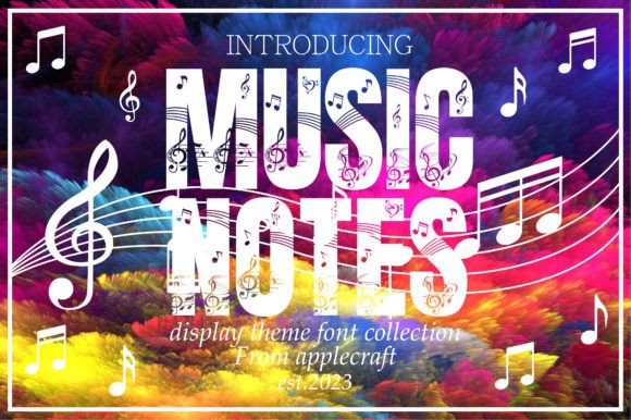 Music Notes Font for Bold Branding