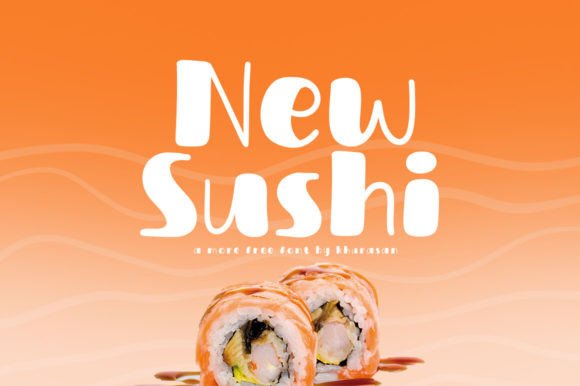 New Sushi Font for Creative Web Projects