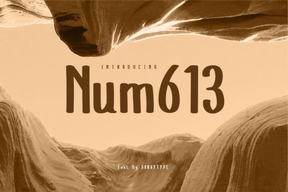 Num613: A Handmade Marker Font for Web Design