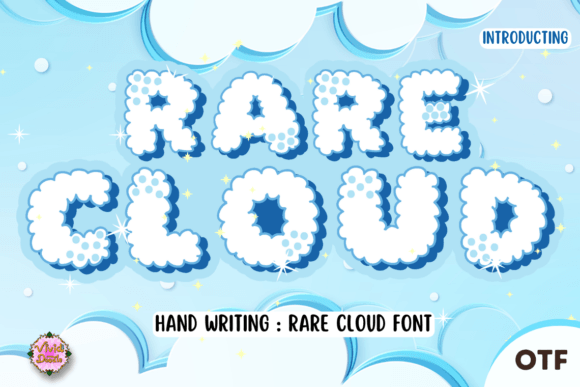 Rare Cloud Font for Festive Branding