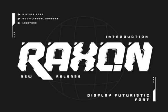 Raxon: A Futuristic Display Font