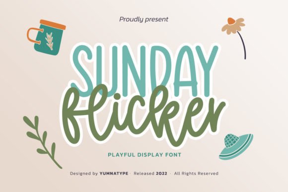 Sunday Flicker Font for Creative Campaigns