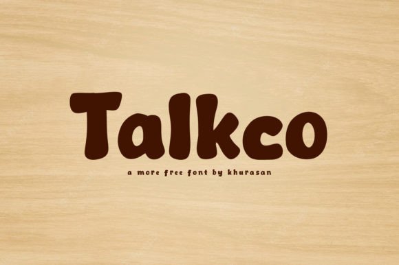 Talkco Font for Creative Makers