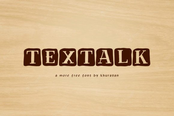 Textalk Font for Creative Projects