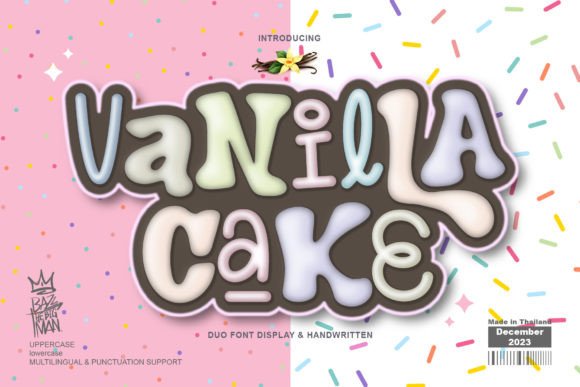 Vanilla Cake Font for Web Design